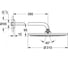 Верхний душ с кронштейном Grohe Rainshower Cosmopolitan Metal диаметр 310 мм, с ограничением расхода воды, хром 26066000 2