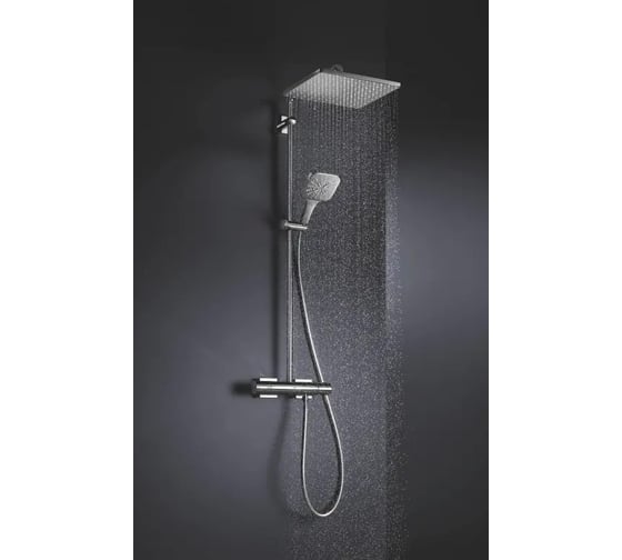 Душевая система Grohe с термостатом для настенного монтажа Rainshower SmartActive 310, хром 26649000