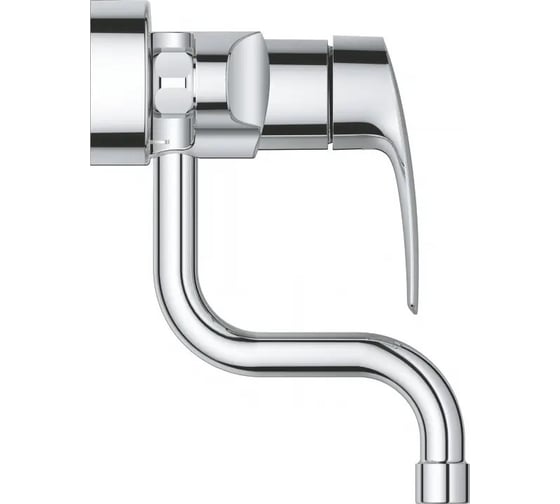 Смеситель для кухонной мойки Grohe Eurosmart настенный монтаж, вынос излива 150 мм, хром 31509003