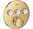 Внешняя часть термостата для душа Grohe Grohtherm SmartControl на 3 потребителя, круглая, холодный рассвет глянец 29121GL0 1