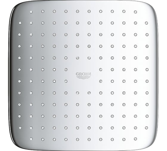 Верхний душ Grohe Tempesta 250 CUBE квадратный (низ-хром, верх-белый), хром 26685000