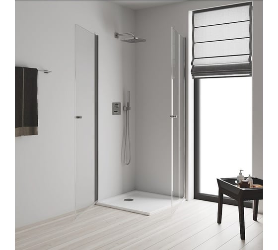 Верхний душ Grohe Tempesta 250 CUBE квадратный (низ-хром, верх-белый), хром 26685000