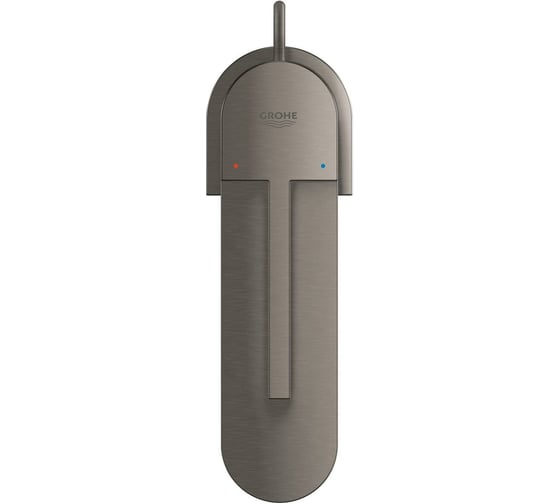 Смеситель для раковины Grohe Plus с донным клапаном, S-Size темный графит матовый 32612AL3