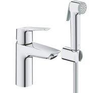 Смеситель для раковины Grohe Start QuickFix с гигиеническим душем, S-Size, хром 23123003