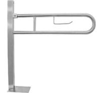 Полукруглый поручень для людей с ограниченными возможностями NOFER с креплением к полу, матовый 15064.S