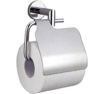 Держатель для туалетной бумаги с крышкой NOFER Line глянец 16500.B