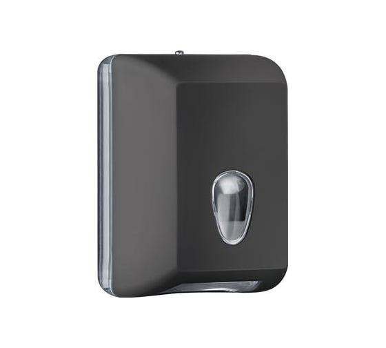 Диспенсер для листовой туалетной бумаги NOFER из ABS пластика, Black 215х160х125 04030.N 1