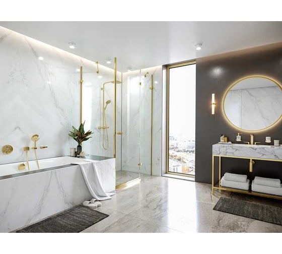 Ручной душ HANSGROHE Raindance Select S 120 3jet полированное золото 26530990 00000080715