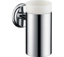 Стаканчик для зубных щеток Hansgrohe Logis Classic керамический, с держателем 41618000 00021340