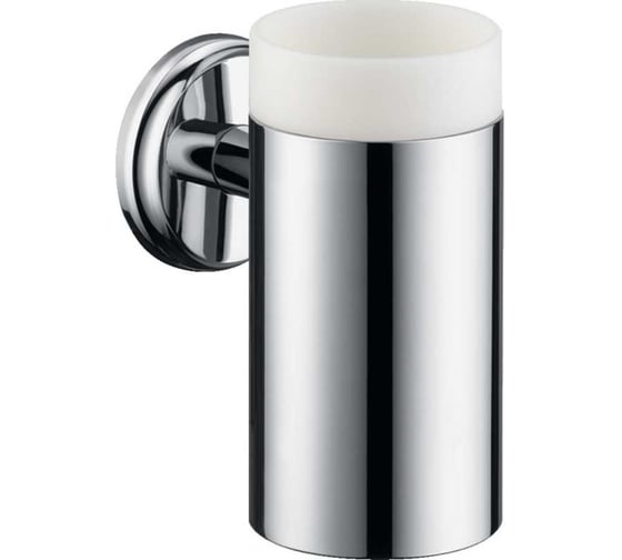 Стаканчик для зубных щеток Hansgrohe Logis Classic керамический, с держателем 41618000 00021340 1