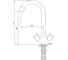 Смеситель для кухни SANDAY SD450605-07 6