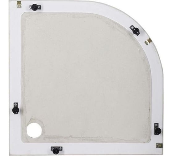 Поддон Aquanet ALFA/DELTA 100x100 (R 550) угловой четверть круга + панель 00184958