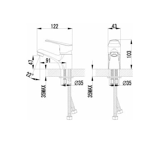 Смеситель для раковины Lemark Partner LM6556C
