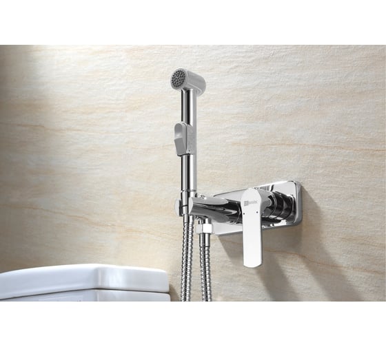 Встраиваемый смеситель с гигиеническим душем Lemark Plus Grace LM1519C