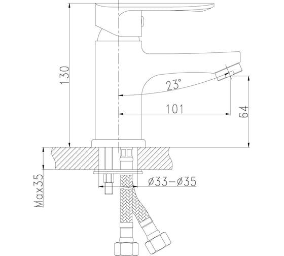 Смеситель для раковины Rossinka RS32-11