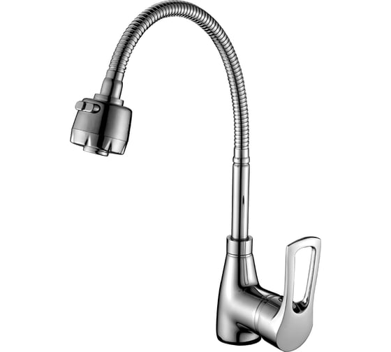 Смеситель для кухни с гибким изливом Rossinka T40-26 1