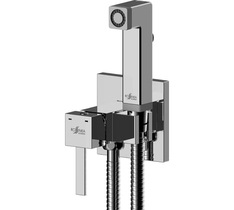 Смеситель с гигиеническим душем Rossinka встраиваемый X25-53