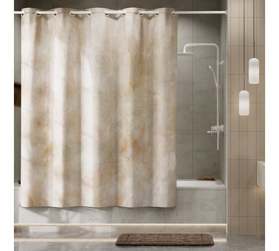 Шторка для ванной WasserKraft Aland SC-85104