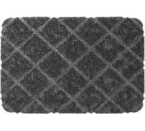 Коврик для ванной комнаты WasserKraft Липпе (Lippe) Charcoal Gray BM-6512