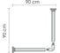 Карниз для ванной WasserKraft Каммель (Kammel) SC-839090 5