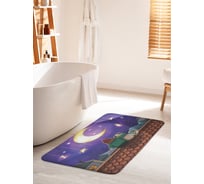 Коврик для ванной комнаты и туалета противоскользящий JOYARTY "Друзья навечно" 60х100 см bath_378646_60x100