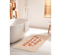 Коврик для ванной комнаты и туалета противоскользящий JOYARTY "Пожелание" 60х100 см bath_423875_60x100