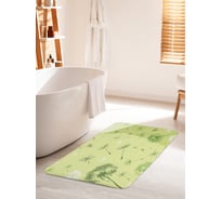 Коврик для ванной комнаты и туалета противоскользящий JOYARTY "Одуванчики на ветру" 60х100 см bath_381316_60x100