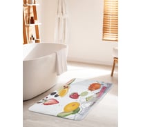 Коврик для ванной комнаты и туалета противоскользящий JOYARTY "Фруктовое купание" 60х100 см bath_378805_60x100