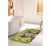 Коврик для ванной комнаты и туалета противоскользящий JOYARTY "Просто Фрида" 60х100 см bath_118391_60x100