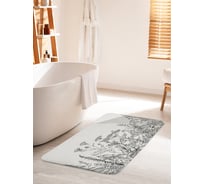 Коврик для ванной комнаты и туалета противоскользящий JOYARTY "Лечебные растения" 60х100 см bath_82518_60x100