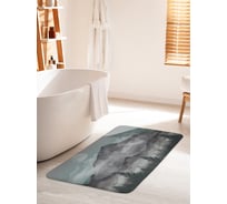 Коврик для ванной комнаты и туалета противоскользящий JOYARTY "Ночной пейзаж" 60х100 см bath_423252_60x100