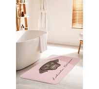 Коврик для ванной комнаты и туалета противоскользящий JOYARTY "Лабрадор-ретривер" 60х100 см bath_70894_60x100