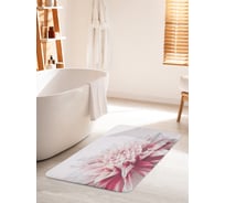 Коврик для ванной комнаты и туалета противоскользящий JOYARTY "Георгина макро" 60х100 см bath_53595_60x100