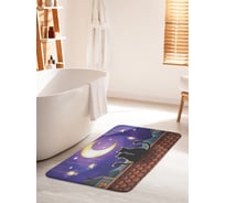 Коврик для ванной комнаты и туалета противоскользящий JOYARTY "Кошачья романтика" 60х100 см bath_378647_60x100