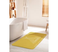 Коврик для ванной комнаты и туалета противоскользящий JOYARTY "Успокойся и медитируй" 60х100 см bath_54182_60x100