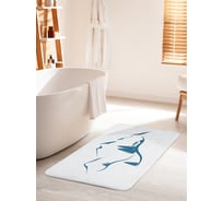 Коврик для ванной комнаты и туалета противоскользящий JOYARTY "Домик в горах" 60х100 см bath_84238_60x100