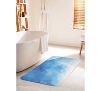 Коврик для ванной комнаты и туалета противоскользящий JOYARTY "Полигональное небо" 60х100 см bath_86843_60x100