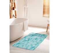 Коврик для ванной комнаты и туалета противоскользящий JOYARTY "Абстрактный ледокол" 60х100 см bath_80372_60x100