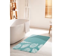 Коврик для ванной комнаты и туалета противоскользящий JOYARTY "Графические моллюски" 60х100 см bath_89254_60x100