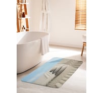 Коврик для ванной комнаты и туалета противоскользящий JOYARTY "Сад медитации" 60х100 см bath_91598_60x100