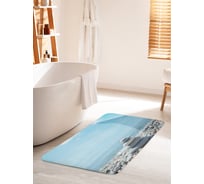 Коврик для ванной комнаты и туалета противоскользящий JOYARTY "Гора камней на море" 60х100 см bath_91614_60x100