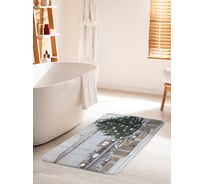 Коврик для ванной комнаты и туалета противоскользящий JOYARTY "Аккуратные подарки" 60х100 см bath_78646_60x100