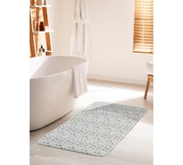 Коврик для ванной комнаты и туалета противоскользящий JOYARTY "Зимние развлечения" 60х100 см bath_170783_60x100