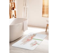 Коврик для ванной комнаты и туалета противоскользящий JOYARTY "Лотос лилия" 60х100 см bath_63286_60x100