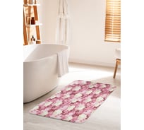 Коврик для ванной комнаты и туалета противоскользящий JOYARTY "Розы" 60х100 см bath_50192_60x100