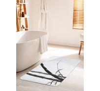 Коврик для ванной комнаты и туалета противоскользящий JOYARTY "Графика бамбука" 60х100 см bath_61327_60x100