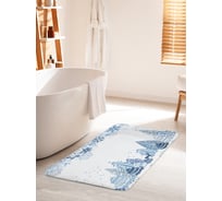 Коврик для ванной комнаты и туалета противоскользящий JOYARTY "Снежное рождество" 60х100 см bath_37029_60x100