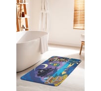 Коврик для ванной комнаты и туалета противоскользящий JOYARTY "Хранитель клада" 60х100 см bath_38206_60x100
