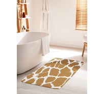 Коврик для ванной комнаты и туалета противоскользящий JOYARTY "Расцветка жирафа" 60х100 см bath_373161_60x100