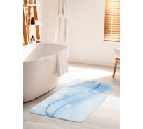 Коврик для ванной комнаты и туалета противоскользящий JOYARTY "Нежный шлейф боке" 60х100 см bath_86837_60x100